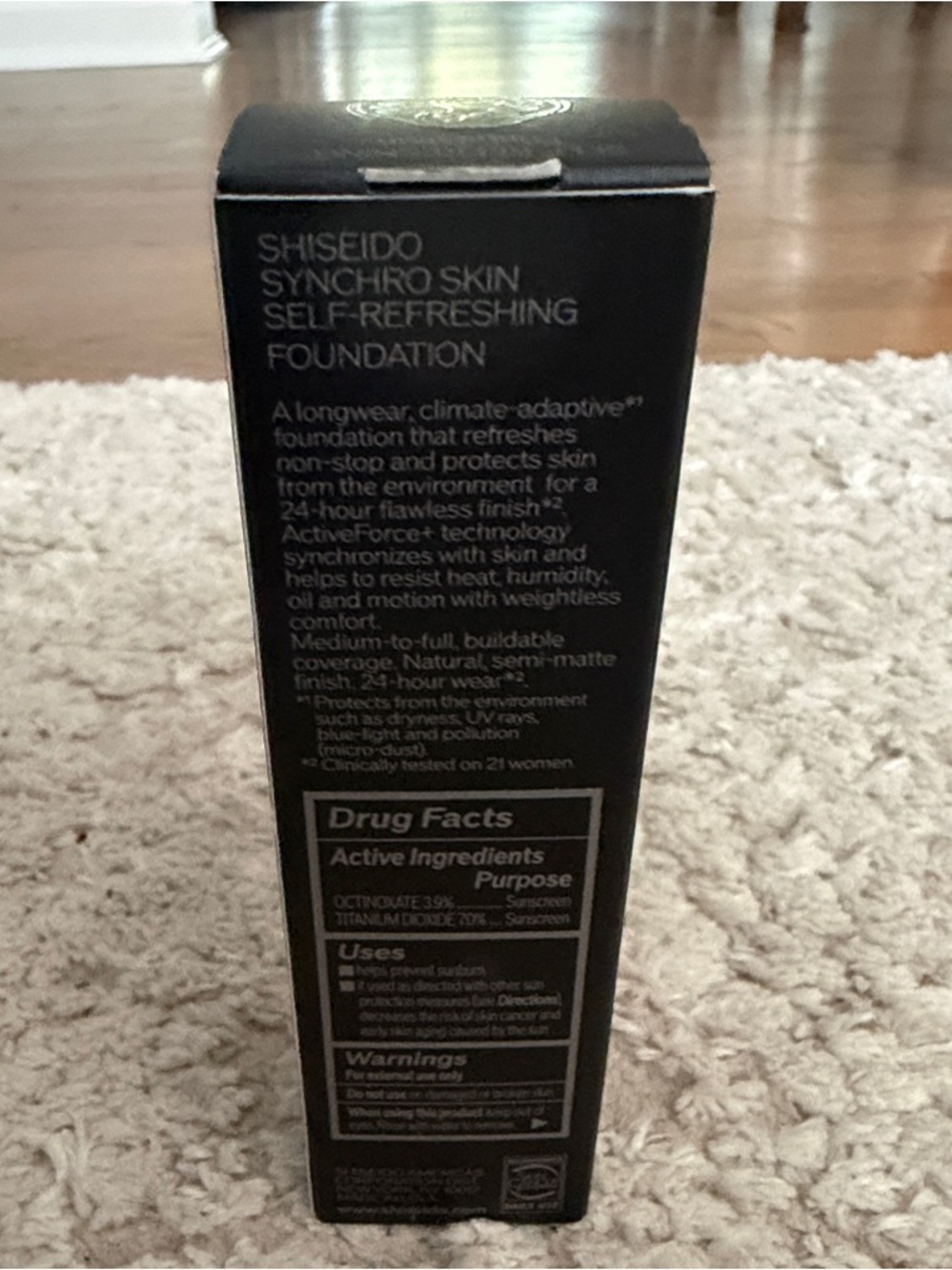 Brand NEW Shiseido Synchro Skin Self-Refreshing Foundation - Cedar spf 30 - Picture 3 of 7